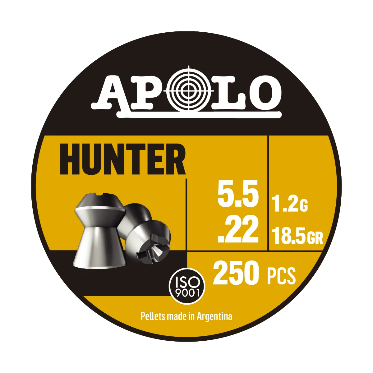 Balines Apolo PREMIUM - HUNTER 5,5x250