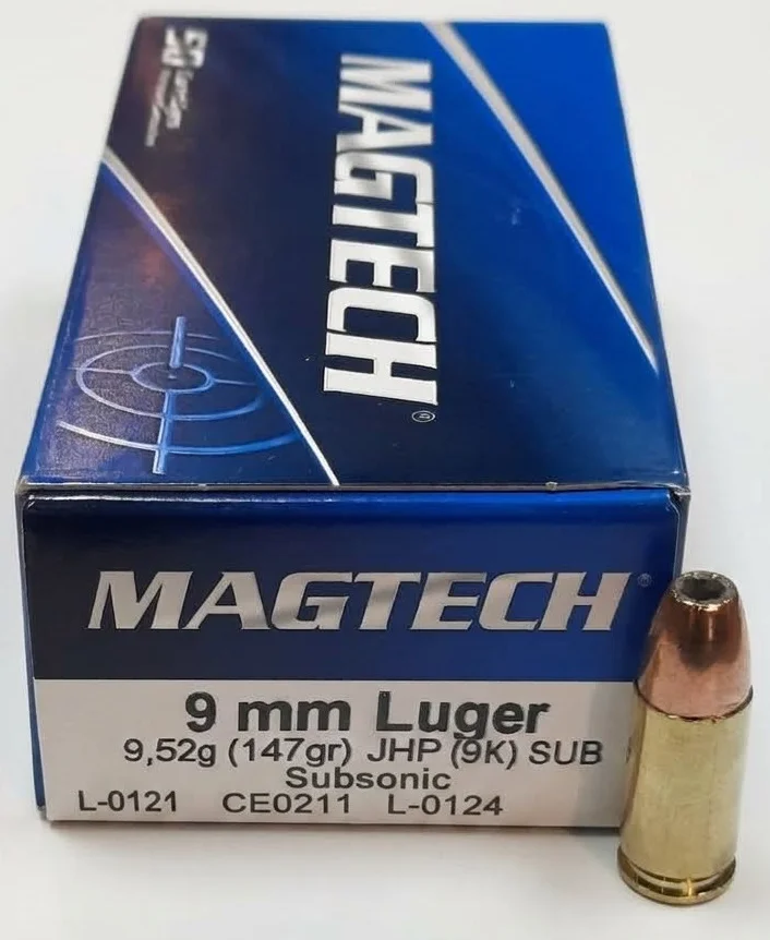 Municion 9mm  147gr JHP