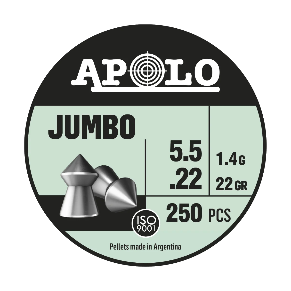 Balines Apolo PREMIUM - Jumbo lata 5,5x250