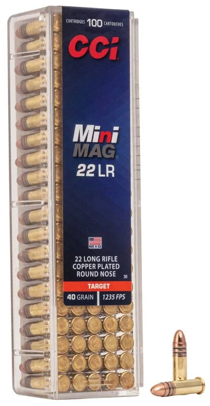 Municion CCI Mini-Mag, 22 LR, 40 Grain