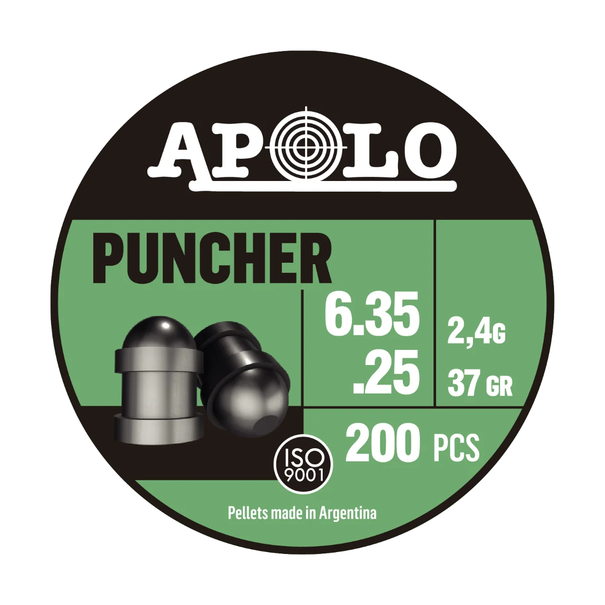 Balines Apolo PREMIUM - puncher 6,35x200