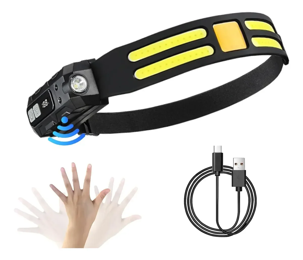 Linterna Frontal Led Recargable, Ldc-1-4 -