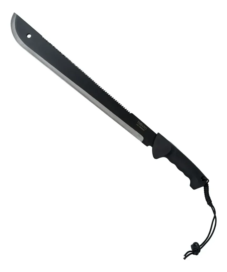 Machete Trento Steppe 25 Acero Inox Sierra Y Gancho + Funda