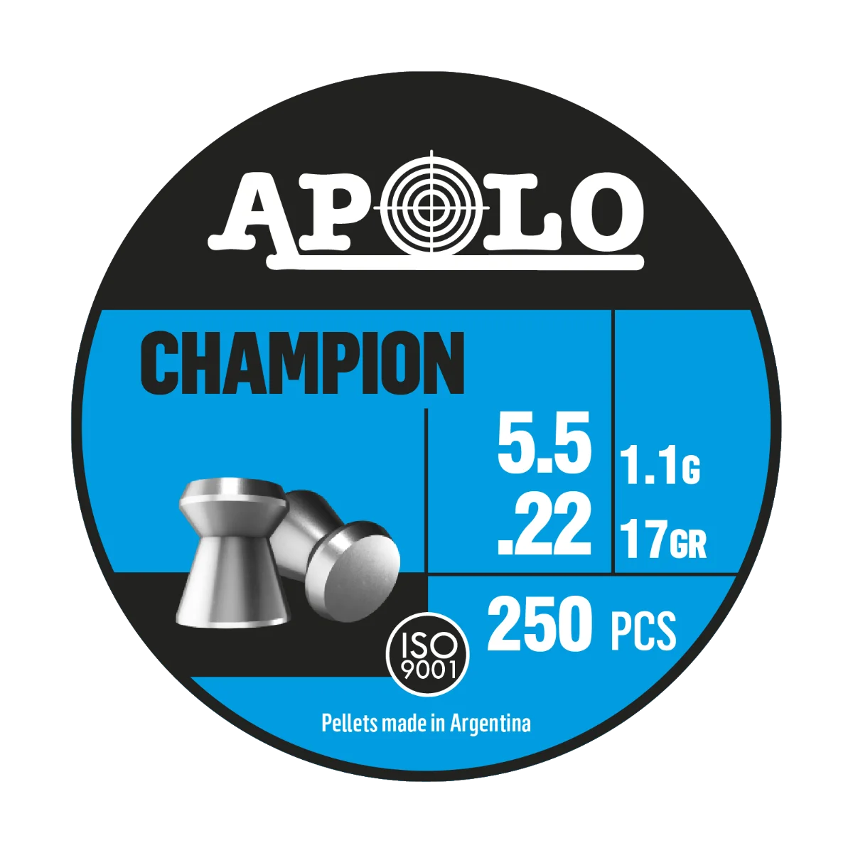 Balines Apolo PREMIUM - Champion lata 5,5x250