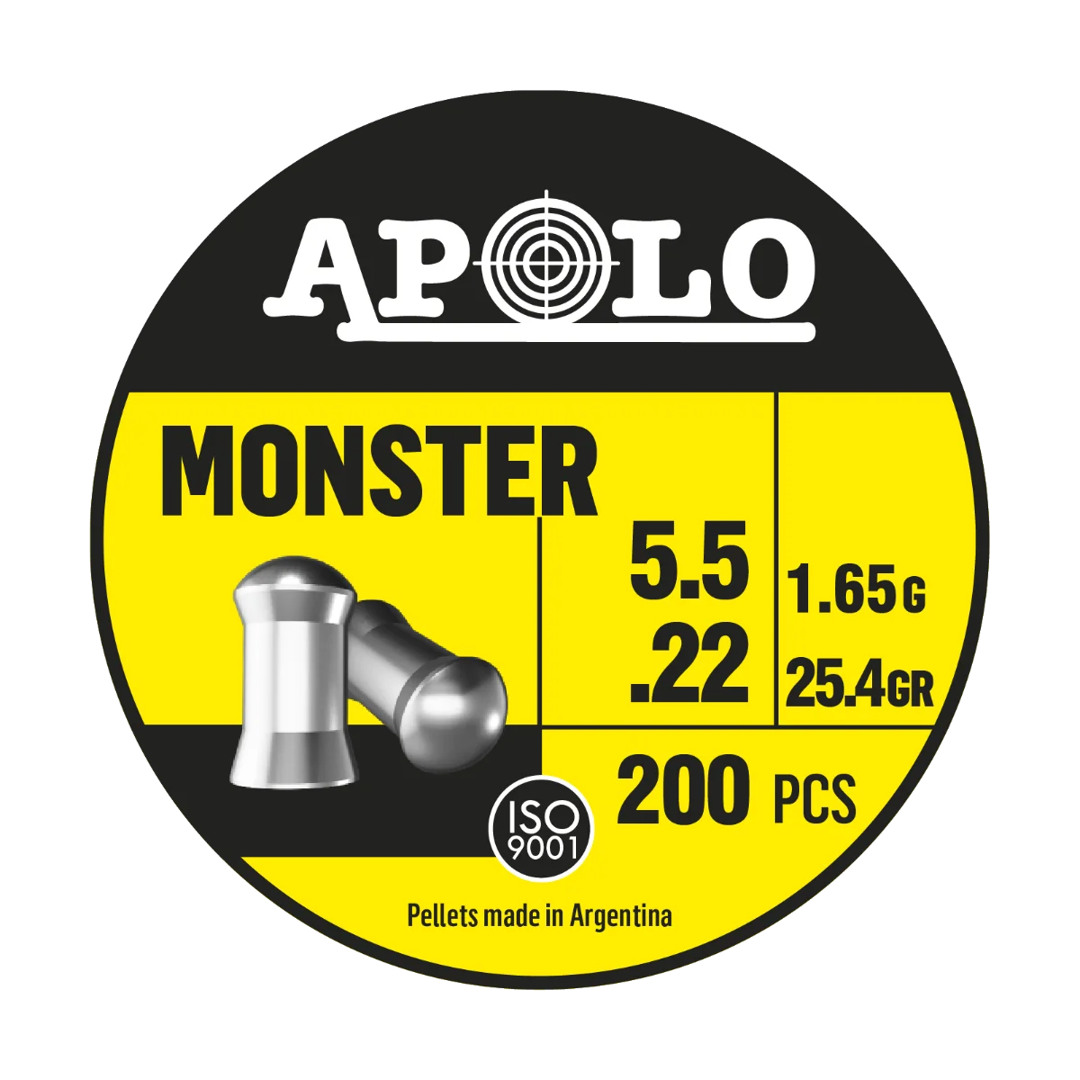 Balines Apolo PREMIUM - Monster lata 5,5x200