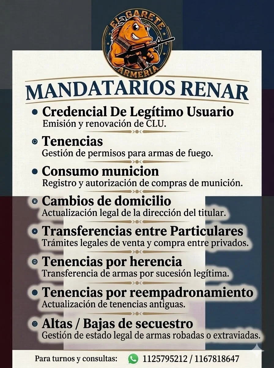 Trámite de CLU y gestiones RENAR ANMaC