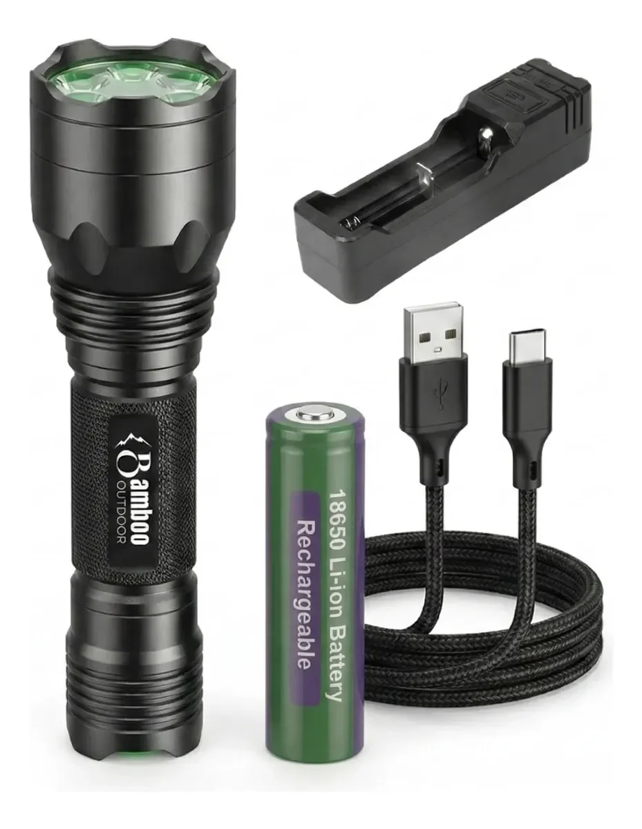 Linterna Tactica Bamboo Led 1100 Lumens Bwc10s 350mts