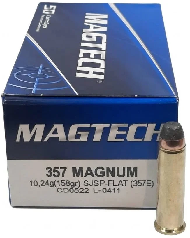 Municion 357Magnum  158gr SJSP-FLAT