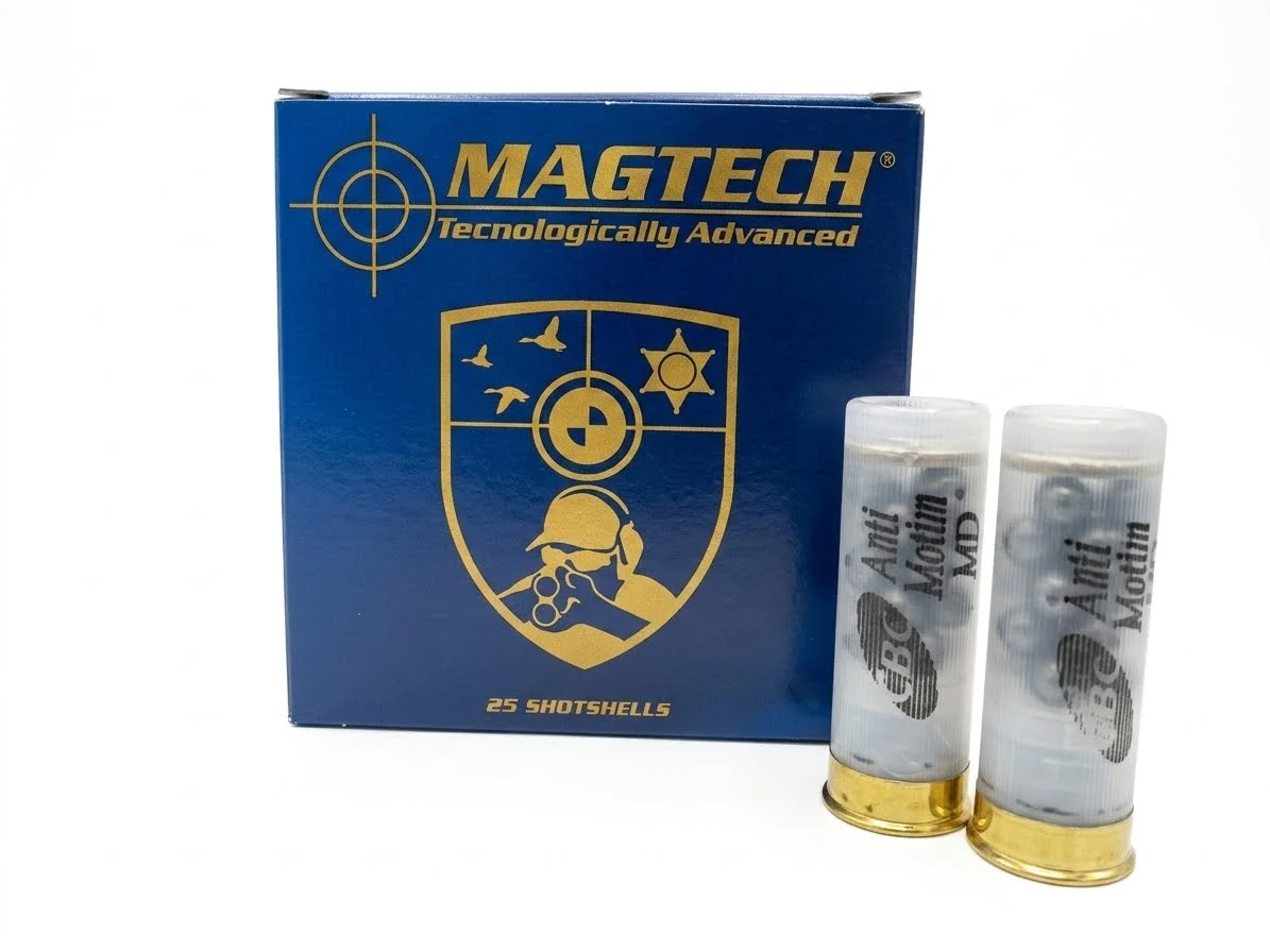 Cartuchos Magtech Posta de goma / anti tumulto 12/70