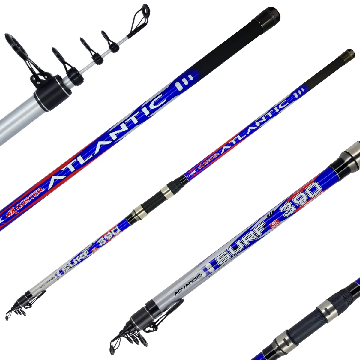 Caña Telescopica CASTER Atlantic 3.90m Surf Casting 100-220g