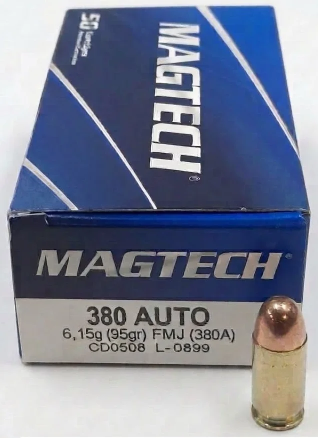 Municion 380AUTO  95gr FMJ