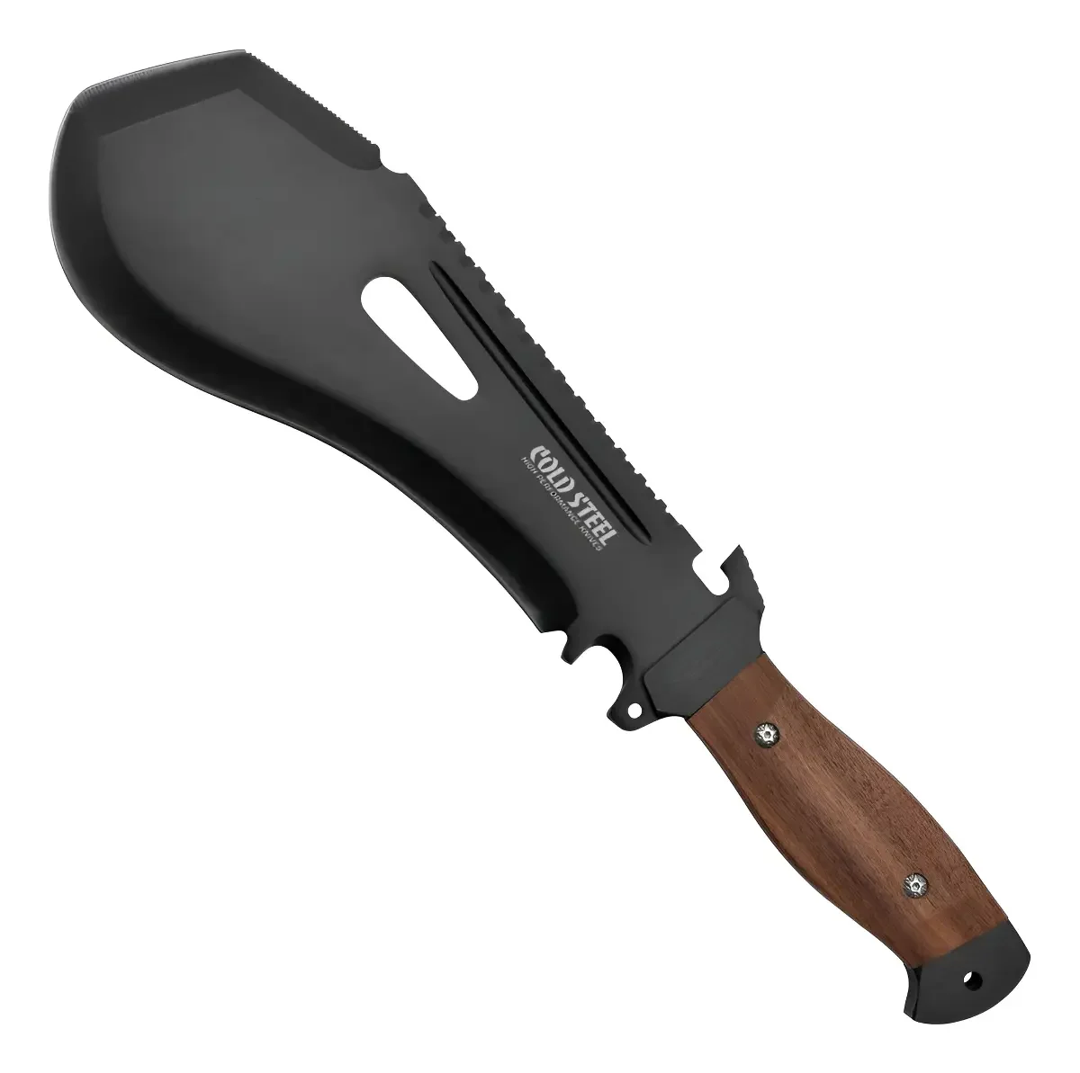 Machete Curvo Tactico Cold Steel Fk186 Lomo Dentado Chopper