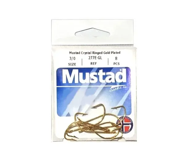 Anzuelos Mustad Serie 277E-CL , GL, NI