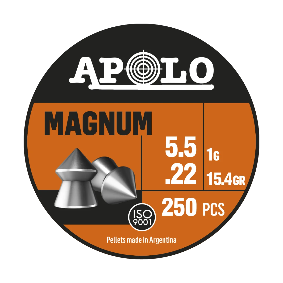 Balines Apolo PREMIUM - Magnum lata 5,5x250